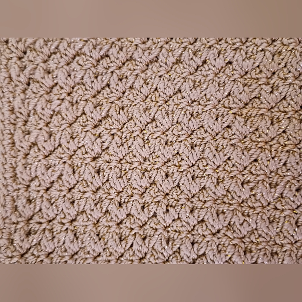 The Sak Gold Metallic  Crochet Women's Bag - Picture 5 of 11